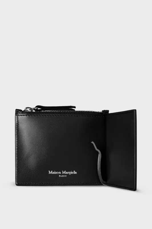 Maison Margiela Blue Leather Wallet Black online