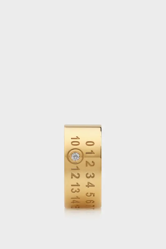 Maison Margiela LAB-GROWN DIAMOND NUMBERS RING 10 mm Gold online