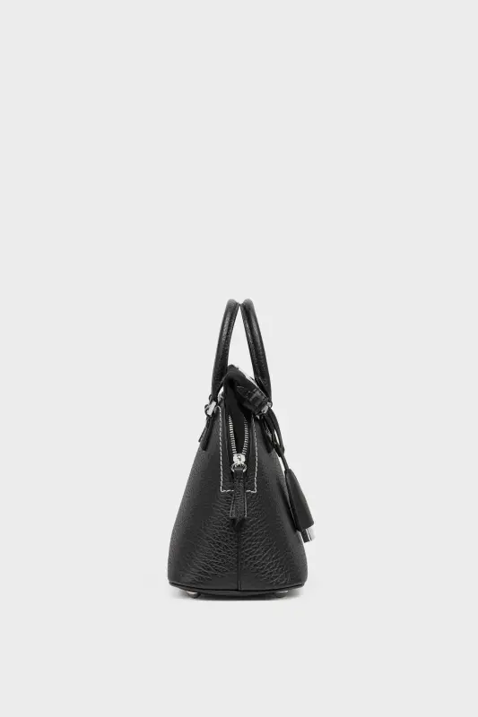 Maison Margiela Black Grainy Leather Mini 5AC Bag Black online