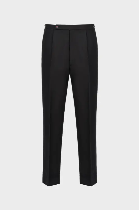 Maison Margiela Black Pleated Cropped Pants Black online