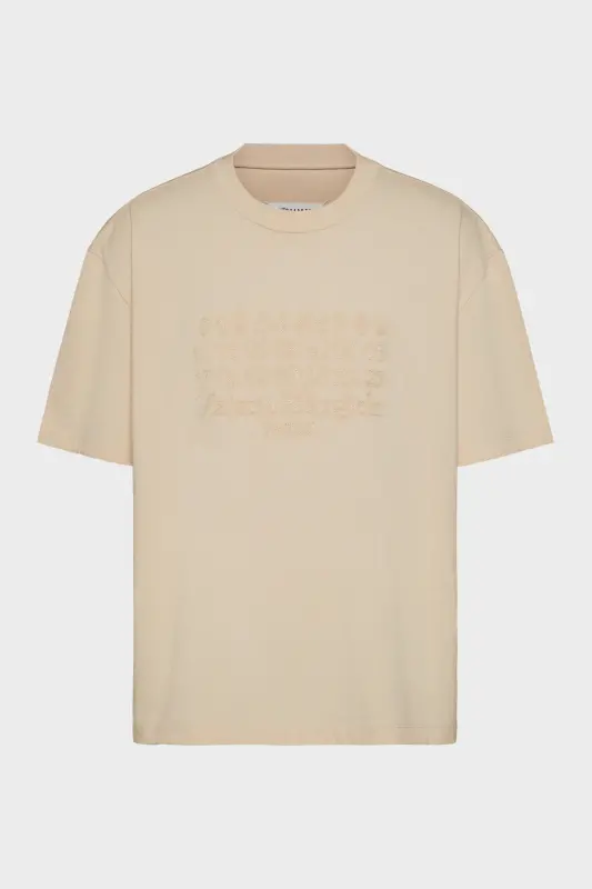 Maison Margiela Embroidered Logo T-Shirt Pink beige online