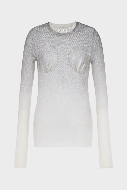 Maison Margiela Sheer knit top Dirty Wash online