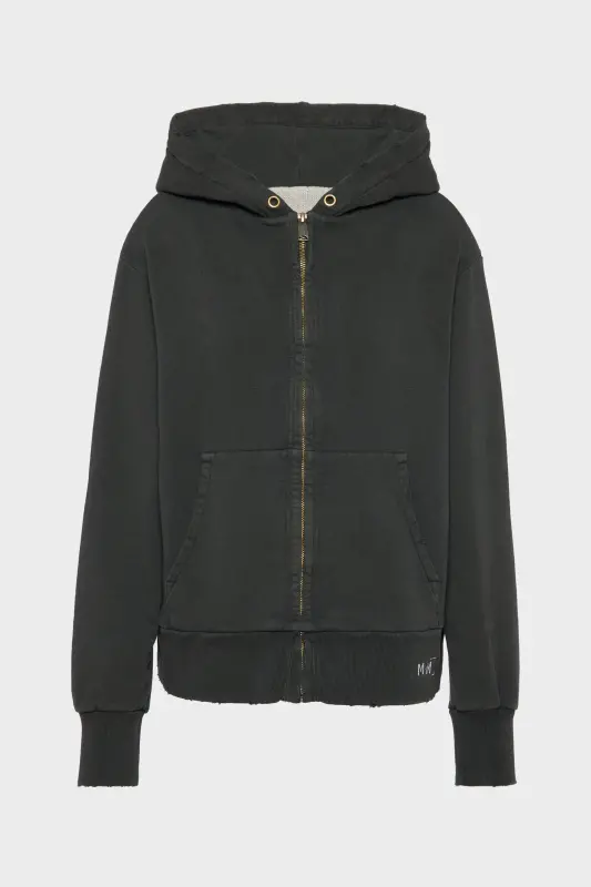 Maison Margiela Womens Black Cotton Hooded Sweatshirt Black online