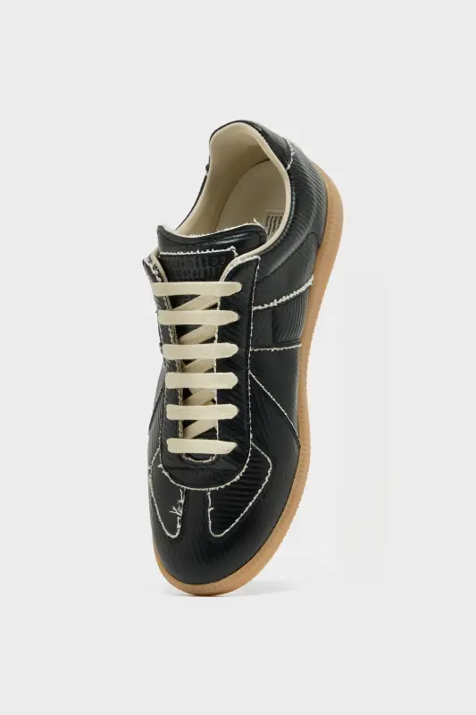Maison Margiela Mens Black Replica Sneakers Black online