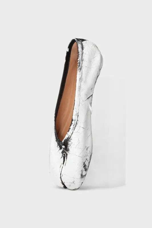 Maison Margiela Black/White Tabi Ballerina Flats Black and White online