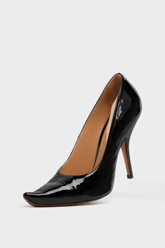 Maison Margiela Womens Black Goat Leather Loved To Death Pump Black online